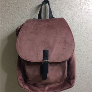 velvet mini backpack